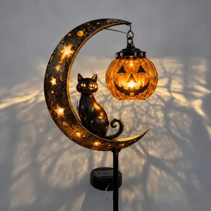 🎃 Halloween Early Bird Sale | 49% Off Pumpkin Moon Garden Stake Lights