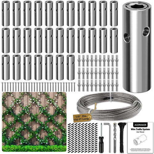 Heavy-Duty Wire Trellis System