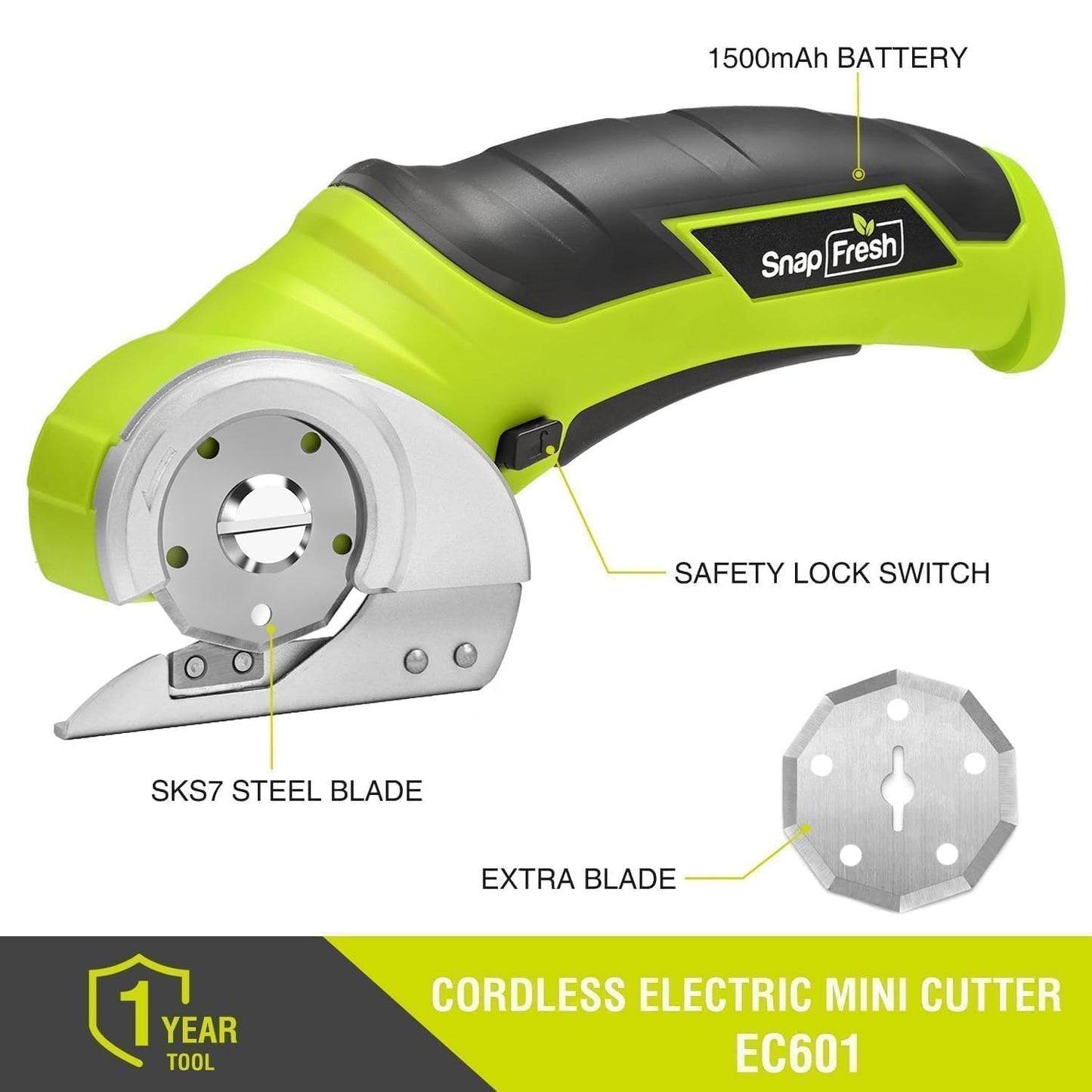 4V Cordless Electric Scissors Cutter