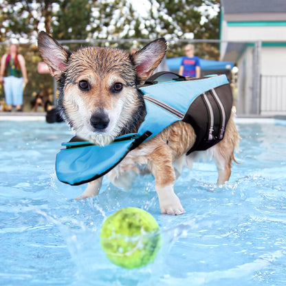 Reflective Dog Life Jacket, High Buoyancy Pet Safety Vest with Rescue Handle
