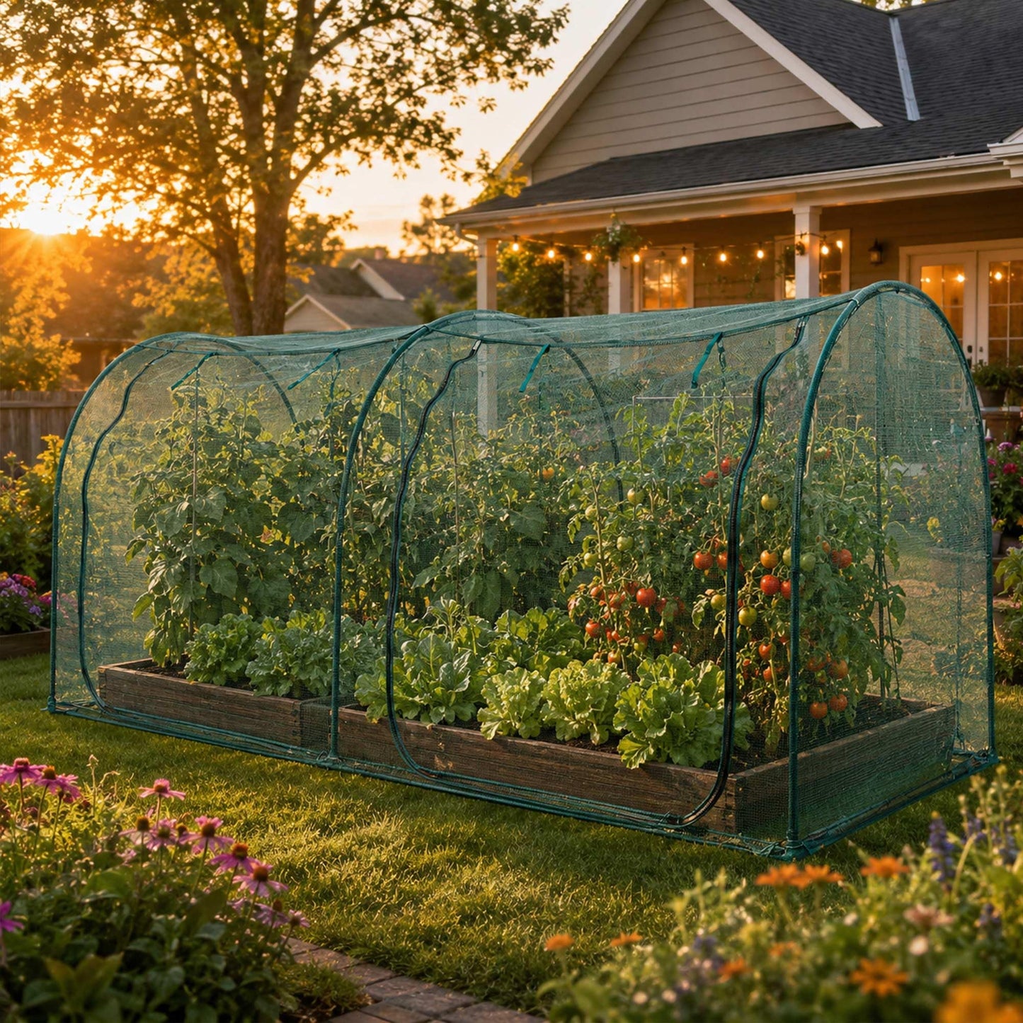Easy-Setup Plant Protection Cage