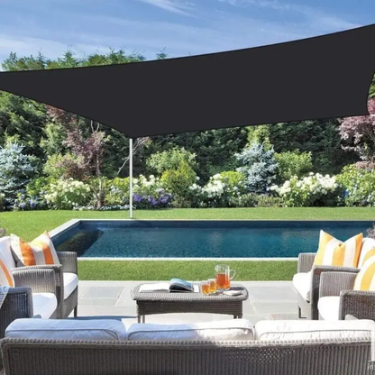 10x13ft 90% Blackout UV Resistant Sun Shade Mesh Net Heavy Duty Shade Cloth with Metal Grommets