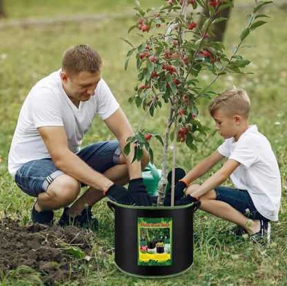 10 Gallon Thickened Fabric Grow Bags with Handles, 16"x12.5" Portable Garden Planters for Plants
