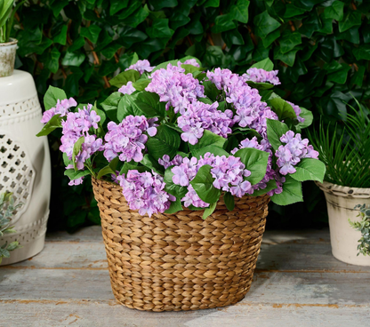 Indoor & Outdoor Hydrangea Urn Filler, Artificial Hydrangea Planter Fill Decor for Home Patio Garden