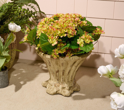 Indoor & Outdoor Hydrangea Urn Filler, Artificial Hydrangea Planter Fill Decor for Home Patio Garden
