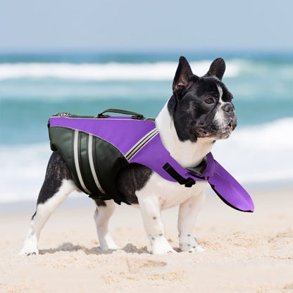 Reflective Dog Life Jacket, High Buoyancy Pet Safety Vest with Rescue Handle