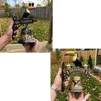 Toucan Wall Hanging Bell Decor
