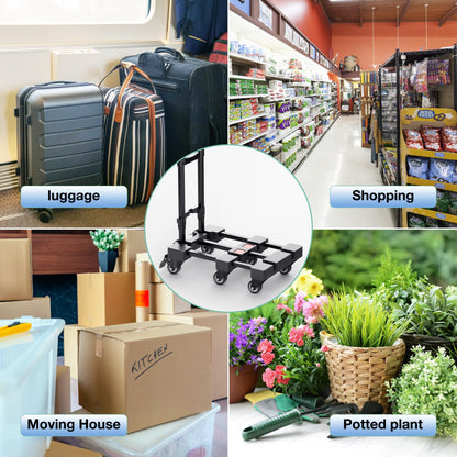 500lbs Folding Hand Truck Portable Luggage Dolly Cart