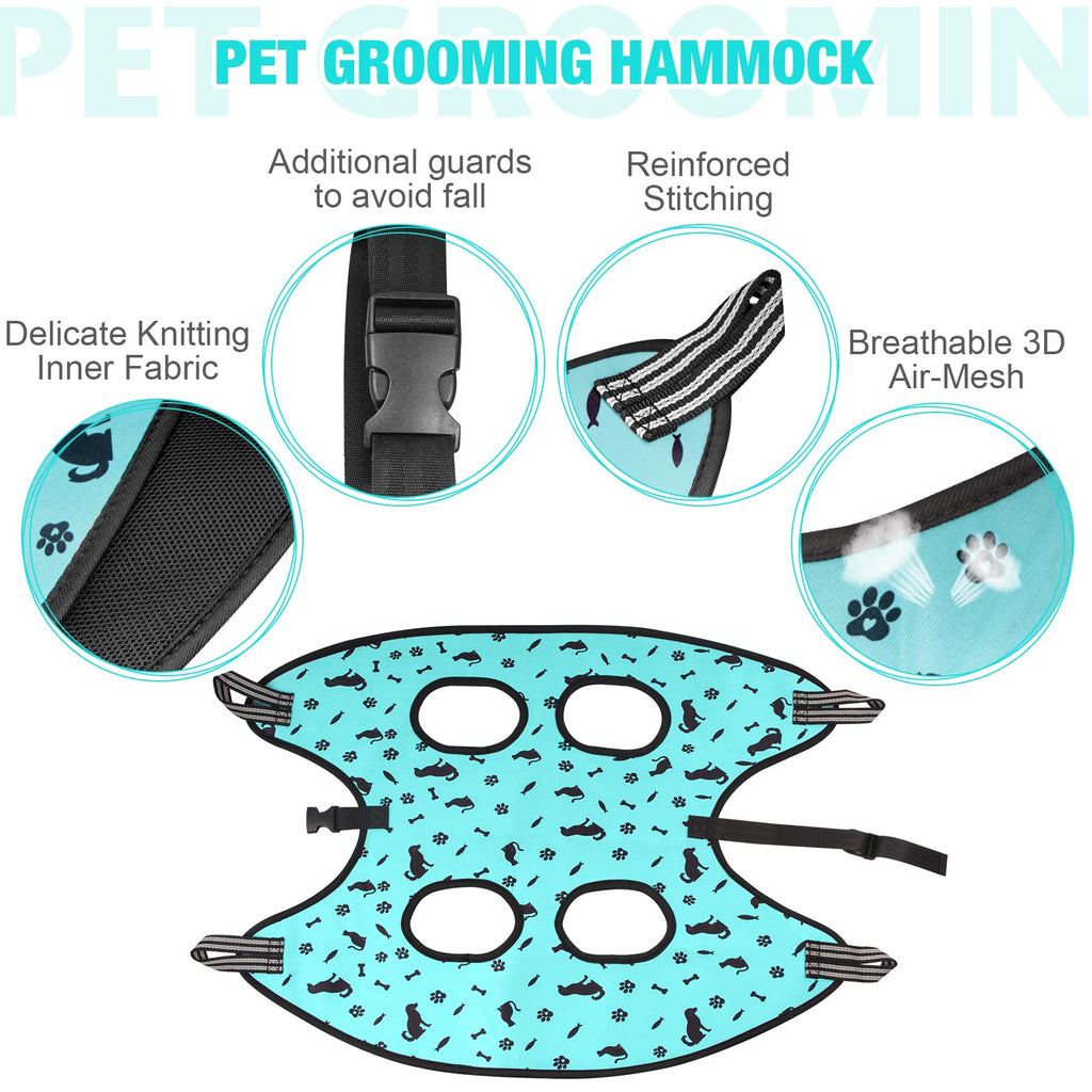 Pet grooming hammock