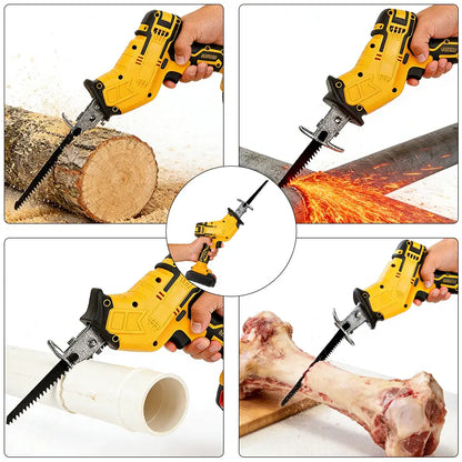 Cordless Reciprocating Saw for Wood & PVC Cutting