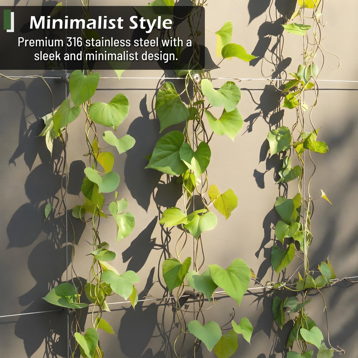 Heavy-Duty Wire Trellis System