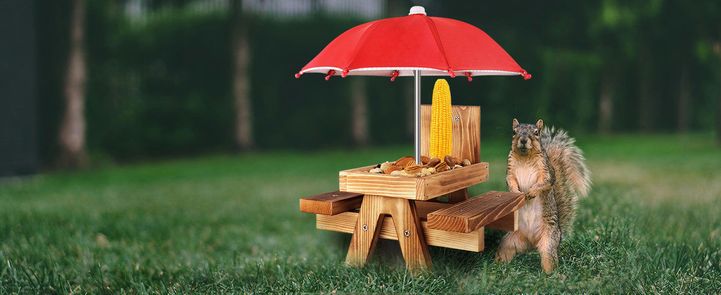 Squirrel Picnic Table
