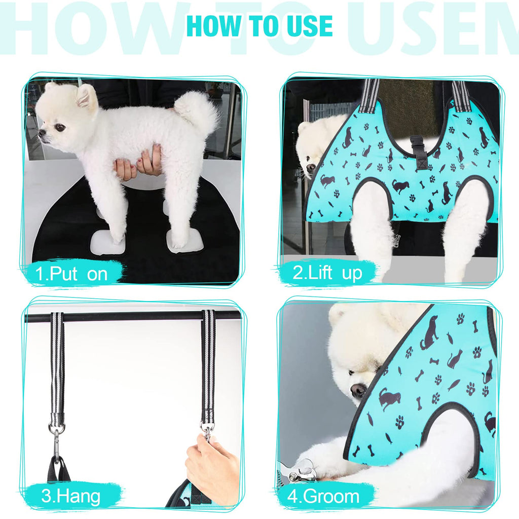 Pet grooming hammock