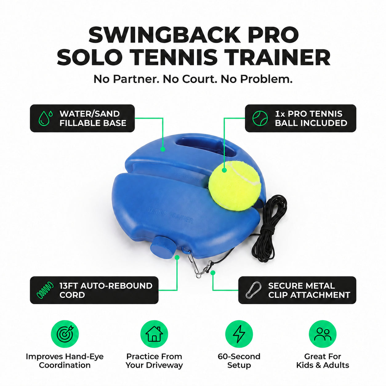 Solo Tennis Swing Trainer