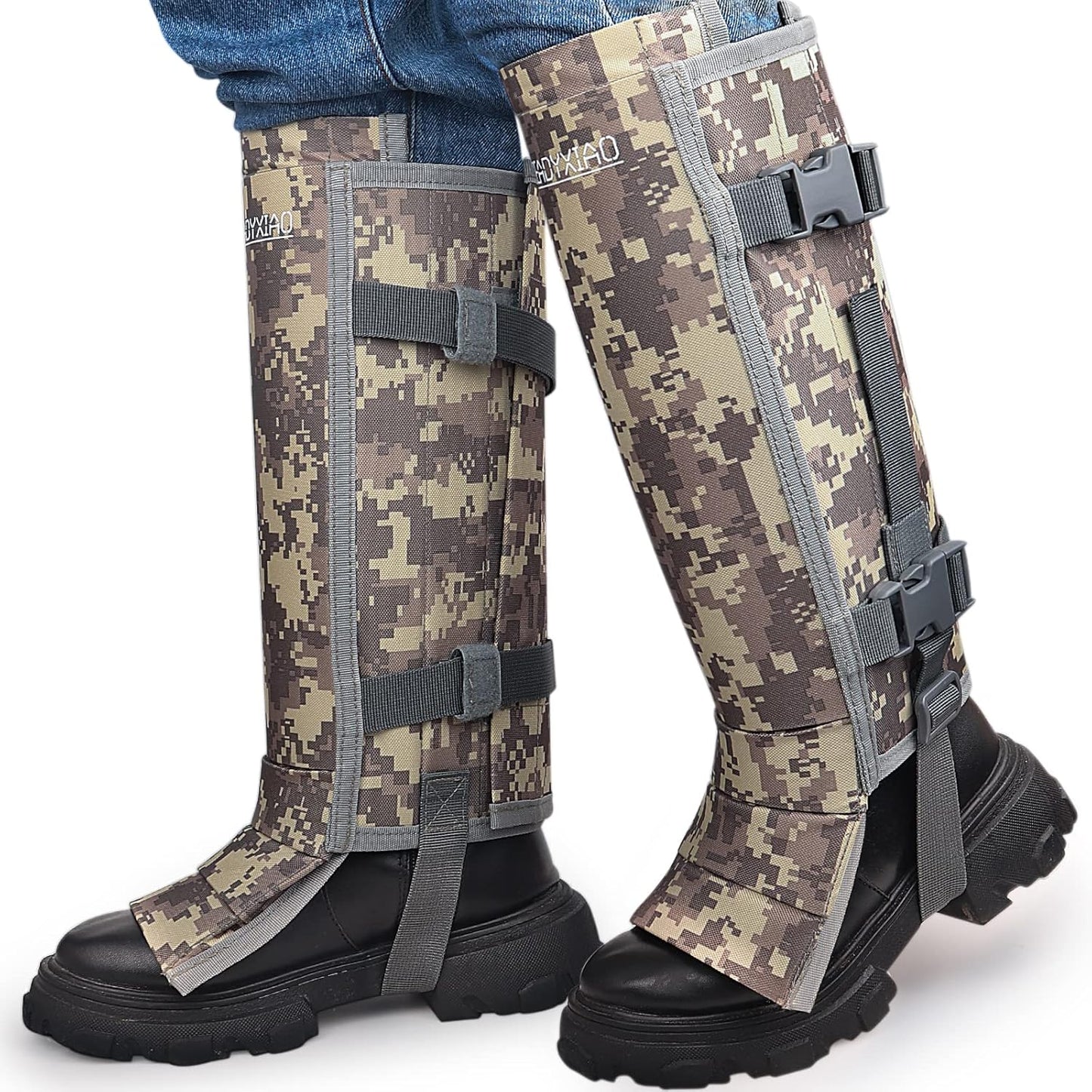Adjustable Snake Proof Gaiters, Unisex Anti-Snake Bite Leg Guards for Hunting Hiking