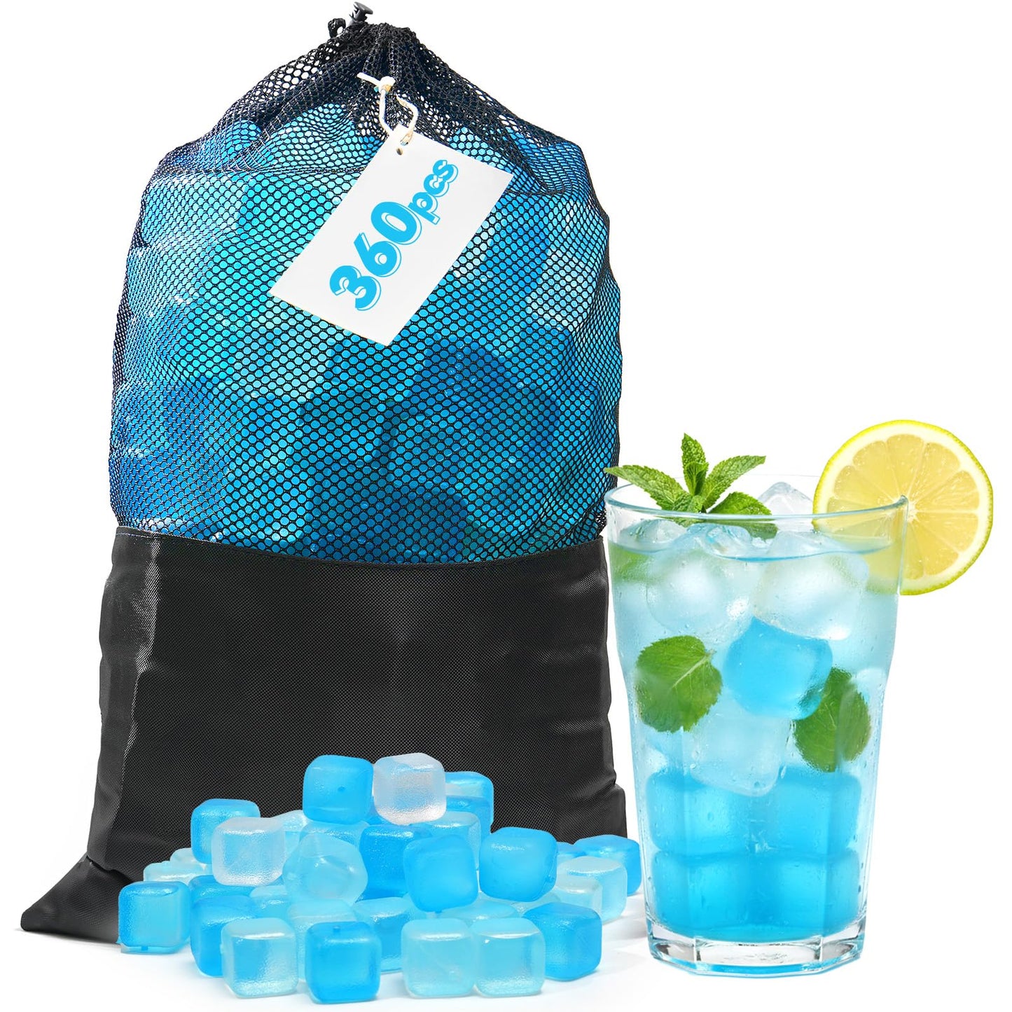 Reusable Freezer Ice Cubes No Dilution Food Safe