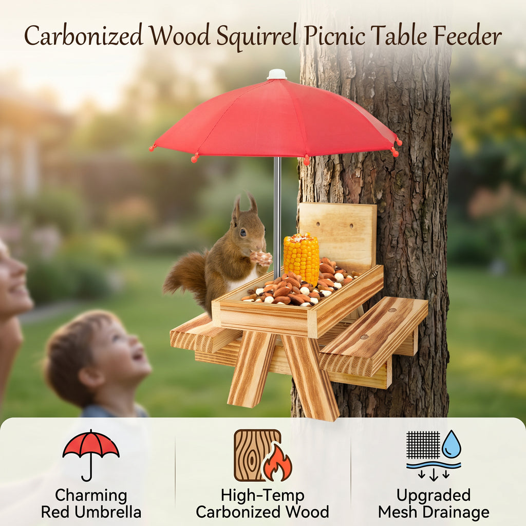Squirrel Picnic Table