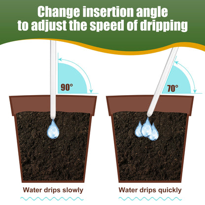 Glass Bird Plant Waterer