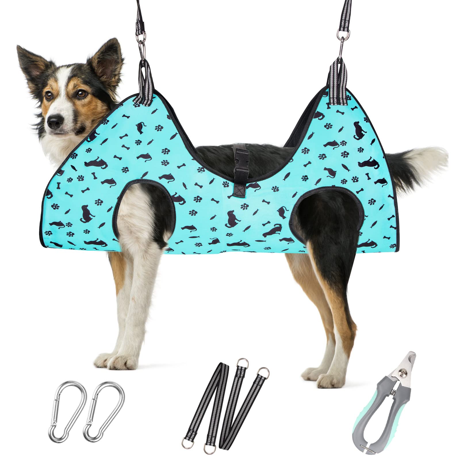 Pet grooming hammock