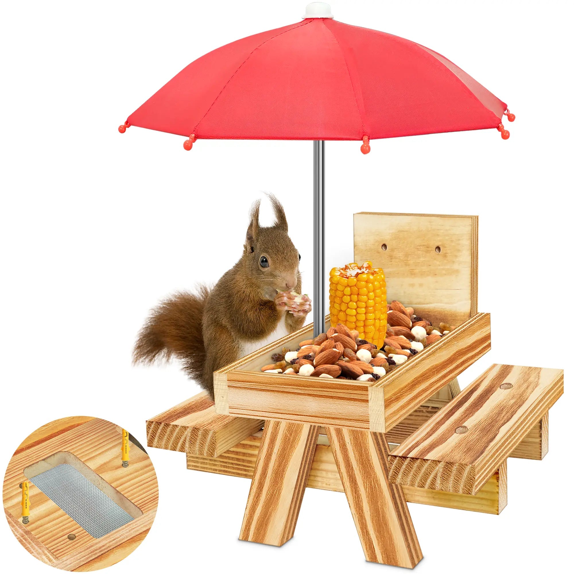 Squirrel Picnic Table