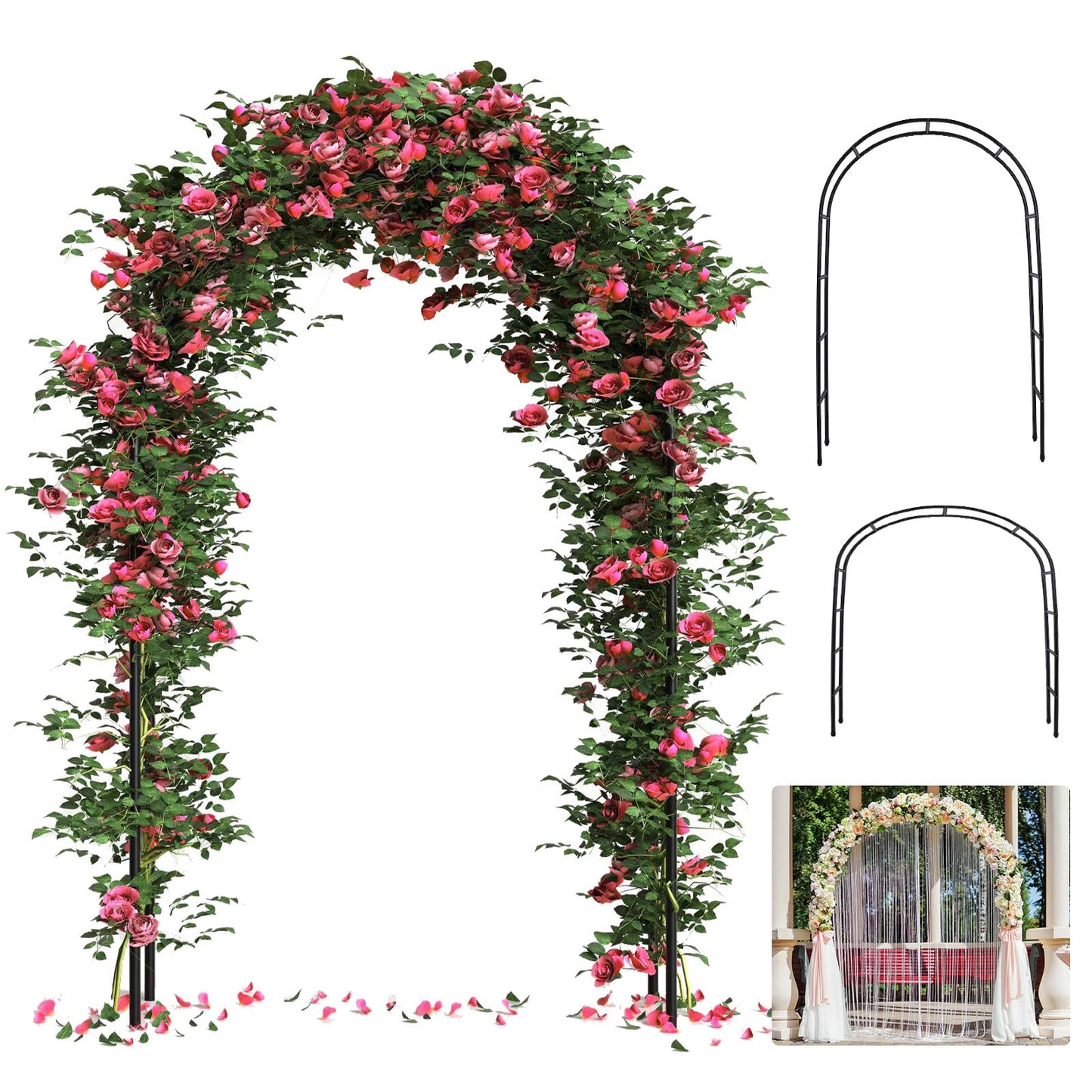 Heavy-Duty Garden Arch Trellis