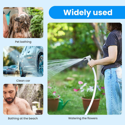 Rechargeable Portable Camping Shower Pump, Outdoor Electric Shower Kit