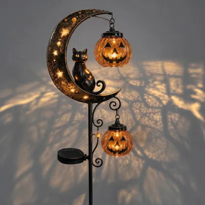 🎃 Halloween Early Bird Sale | 49% Off Pumpkin Moon Garden Stake Lights