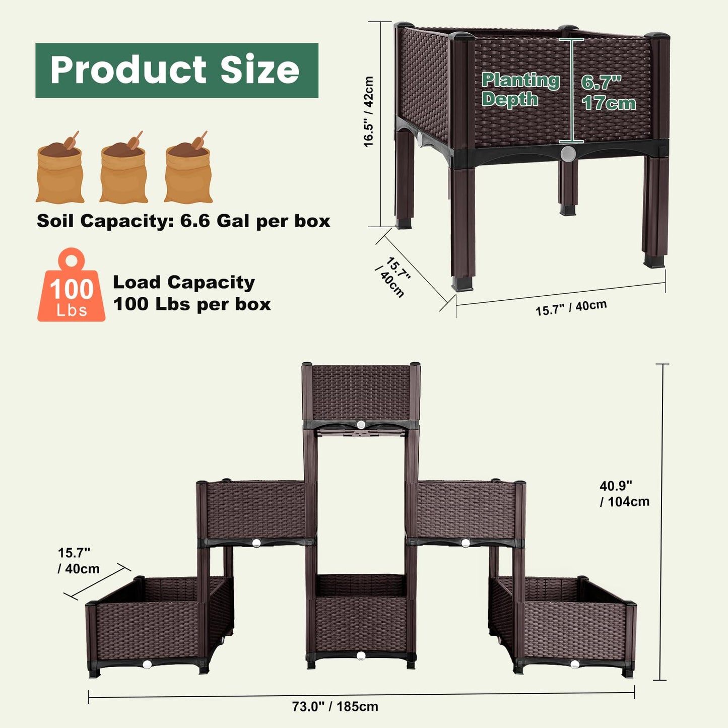 Modular Garden Planter System