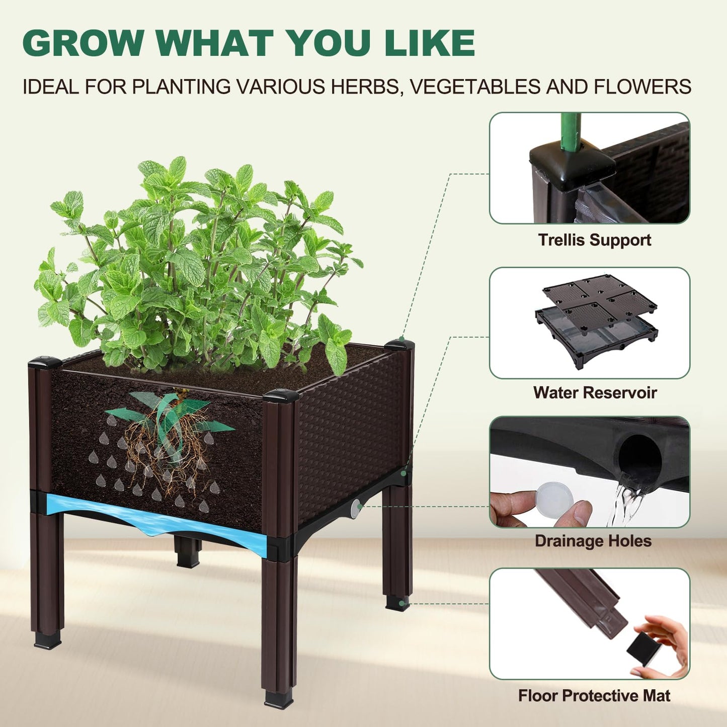Modular Garden Planter System