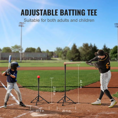 7x7ft Portable Baseball Softball Training Net Full Practice Kit
