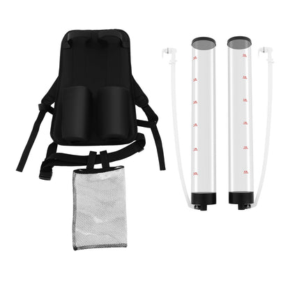 Dual Tank Backpack Beverage Dispenser, Portable Double Barrel Drink Dispenser with Dual Faucets