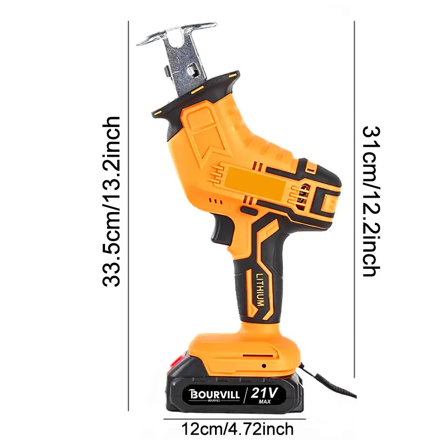 Cordless Reciprocating Saw for Wood & PVC Cutting