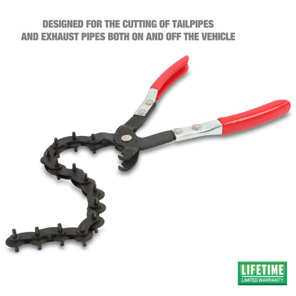 Automotive Exhaust Pipe Chain Cutter Plier, Auto Repair Cutting Tool
