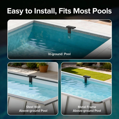 IP68 Waterproof Solar RGB Pool Light, Magnetic Underwater Light with Remote