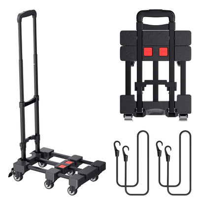 500lbs Folding Hand Truck Portable Luggage Dolly Cart