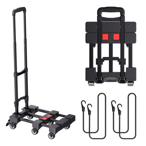 500lbs Folding Hand Truck Portable Luggage Dolly Cart