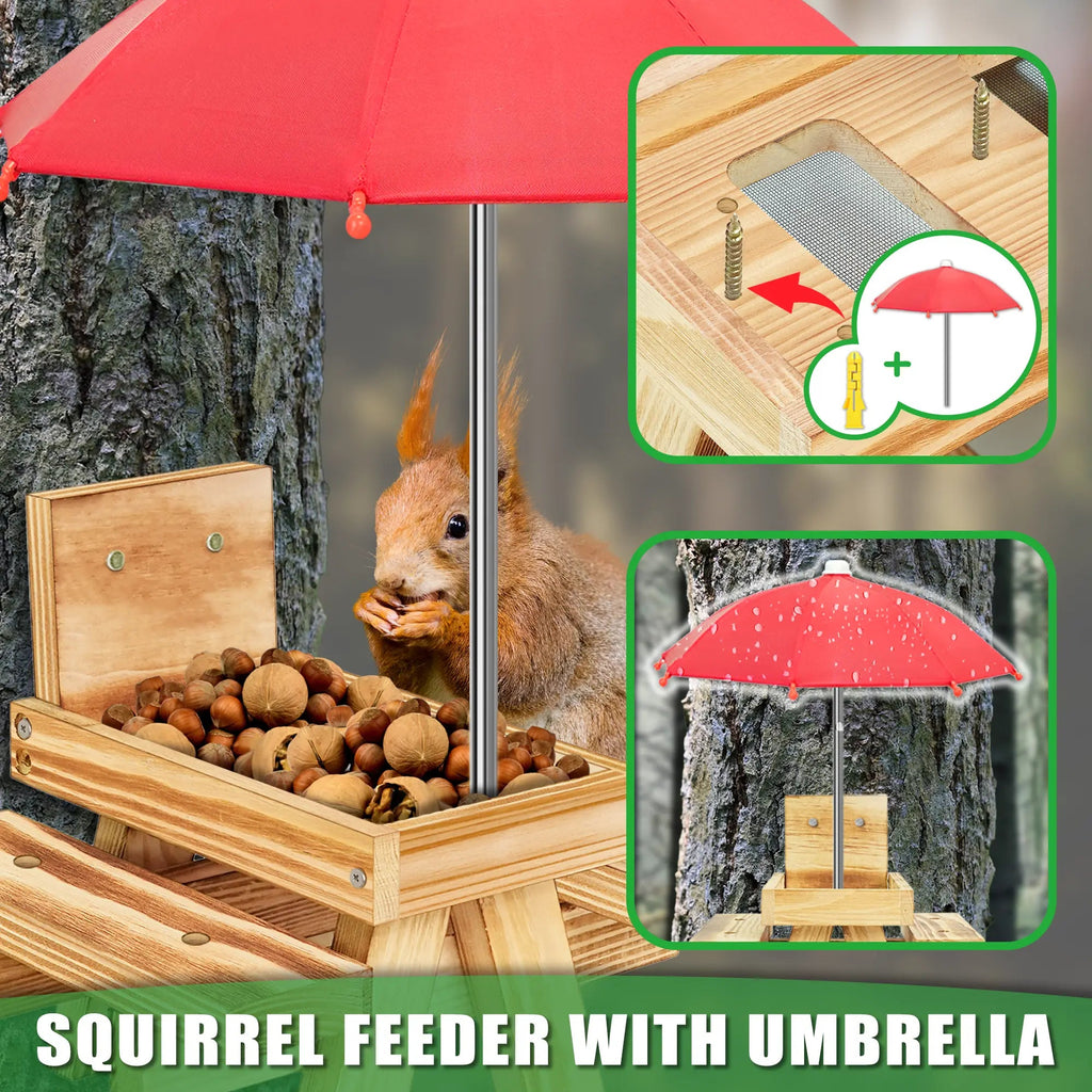 Squirrel Picnic Table