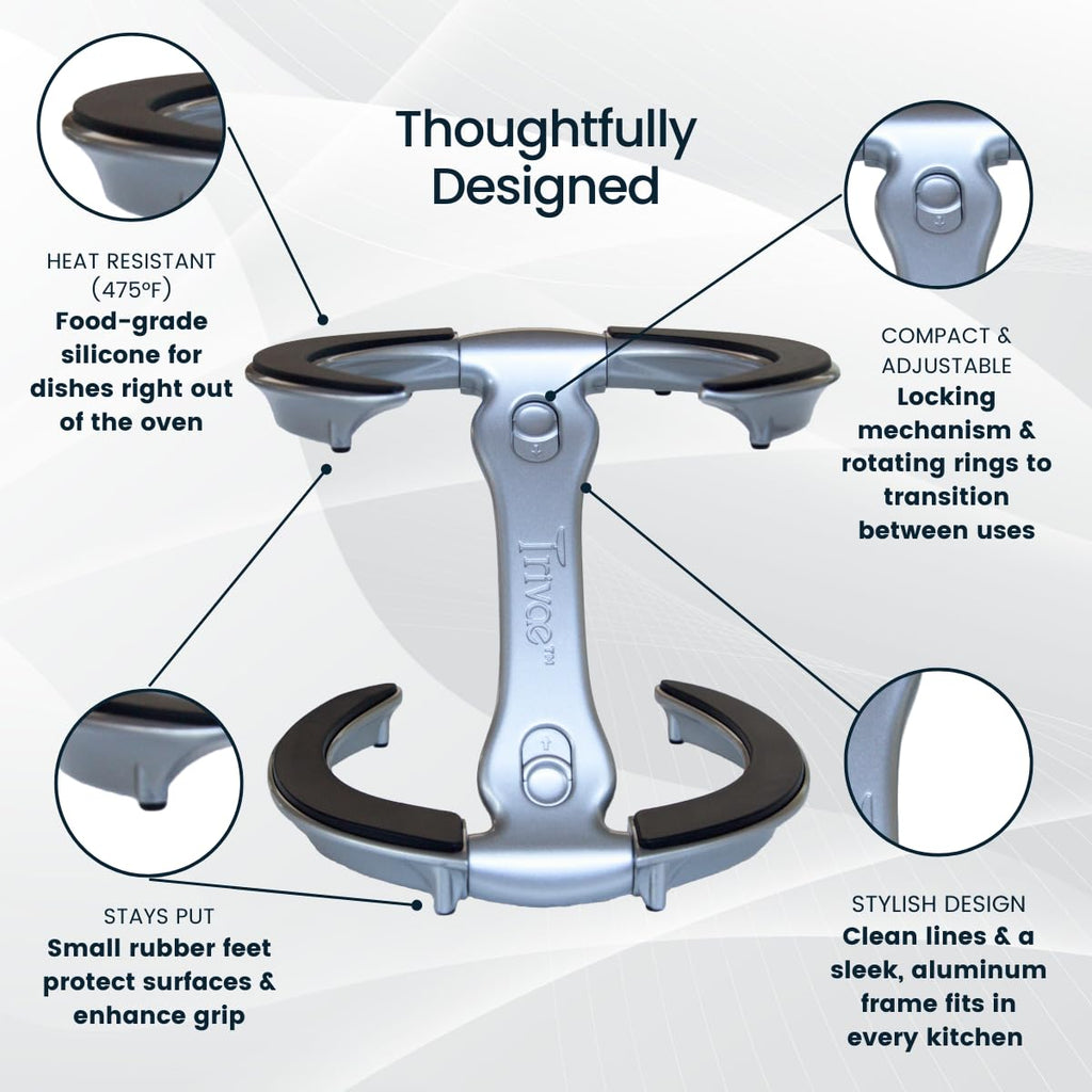 4-in-1 Pot Lid Holder & Trivet