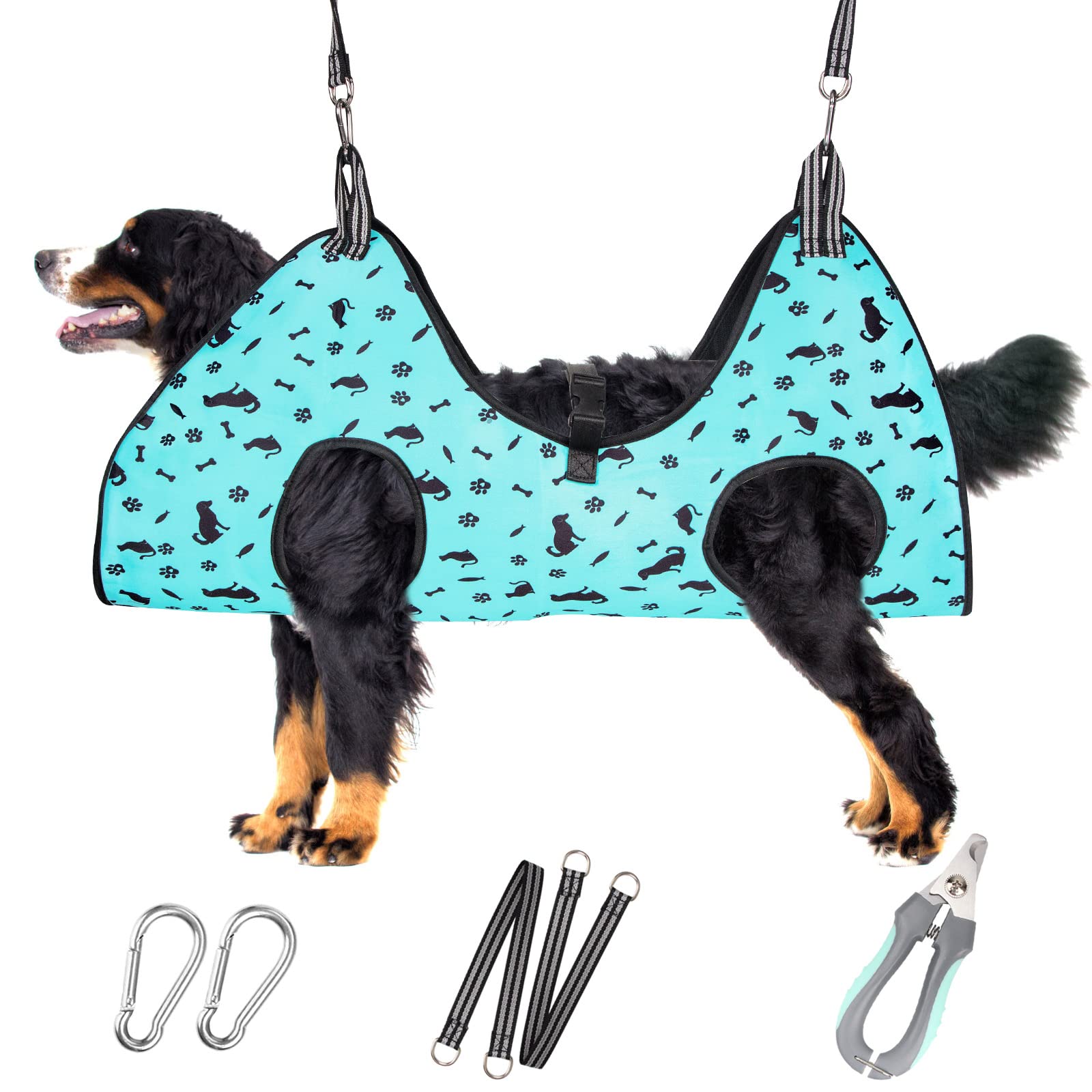 Pet grooming hammock