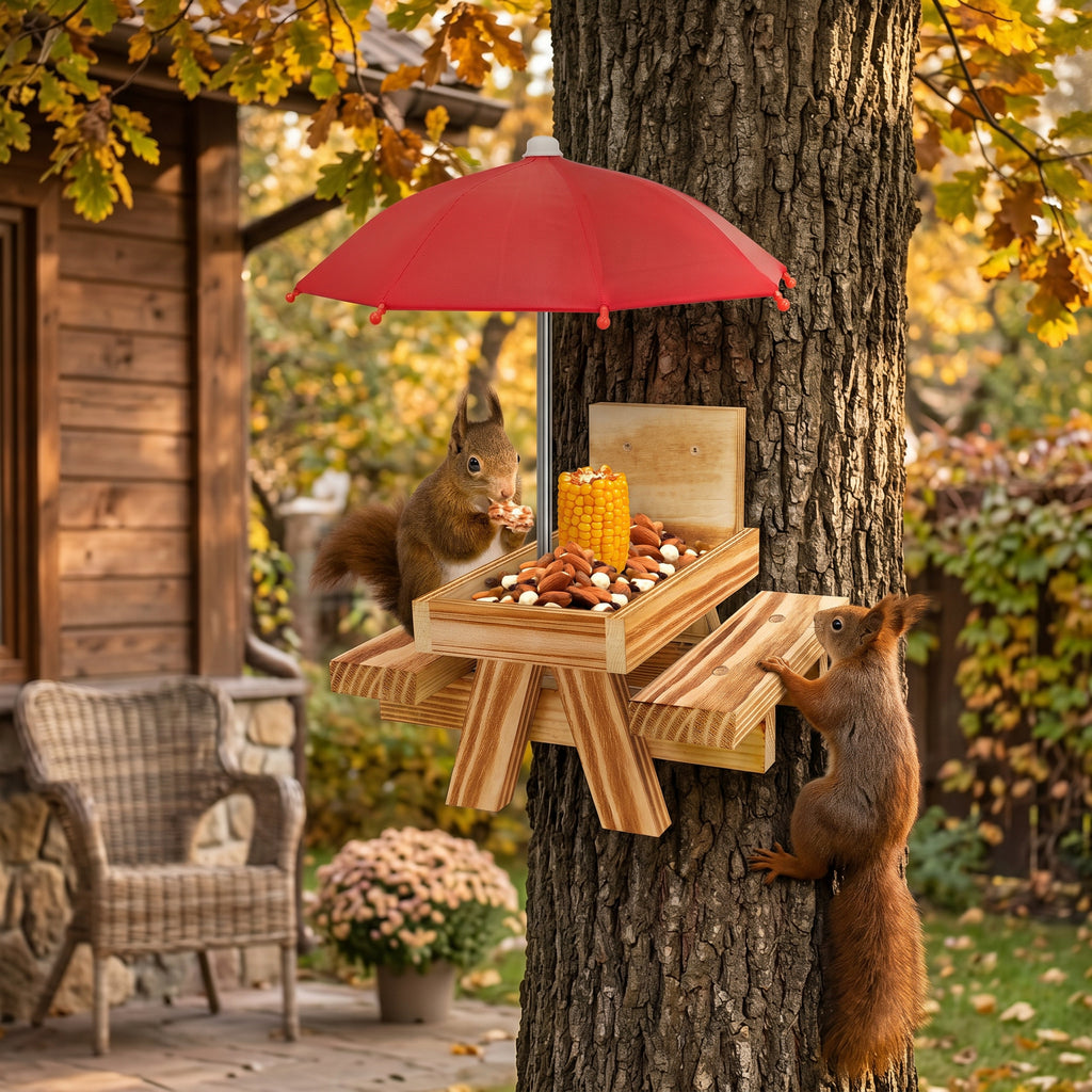 Squirrel Picnic Table