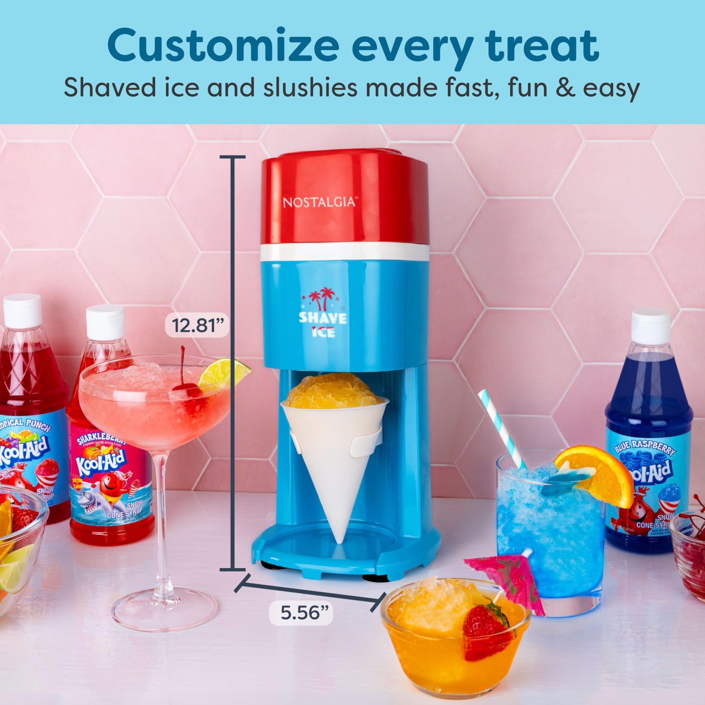 Shave Ice Snow Cone Ice Shaver Machine