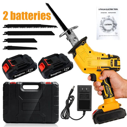 Cordless Reciprocating Saw for Wood & PVC Cutting