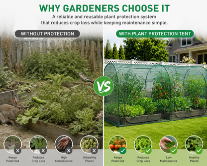 Easy-Setup Plant Protection Cage