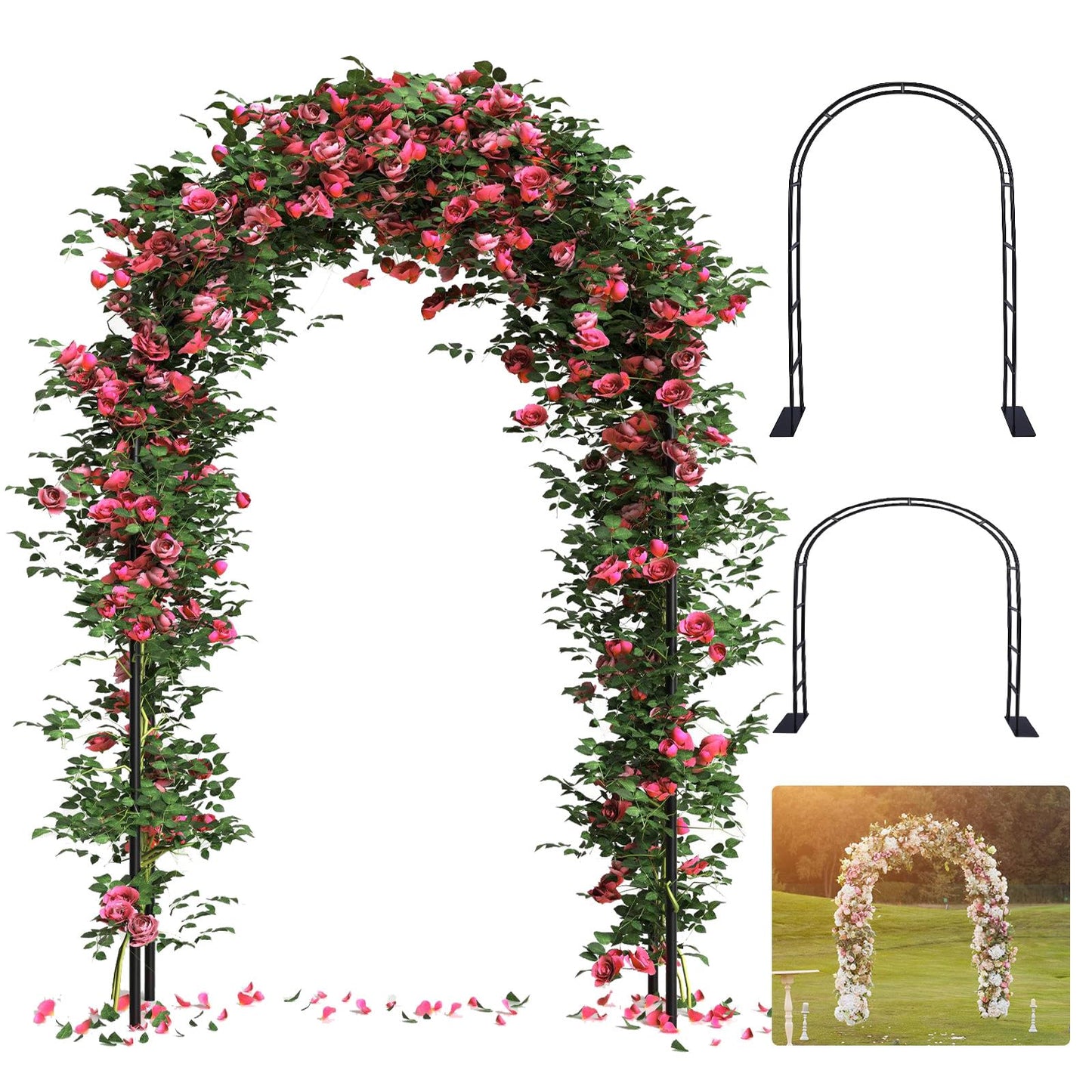 Heavy-Duty Garden Arch Trellis