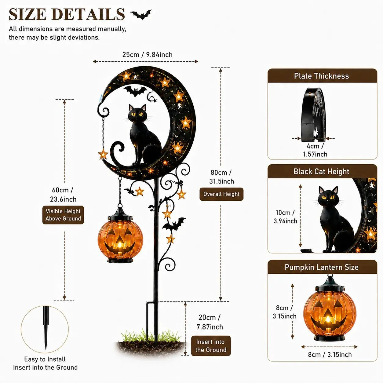 🎃 Halloween Early Bird Sale | 49% Off Pumpkin Moon Garden Stake Lights