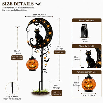 🎃 Halloween Early Bird Sale | 49% Off Pumpkin Moon Garden Stake Lights