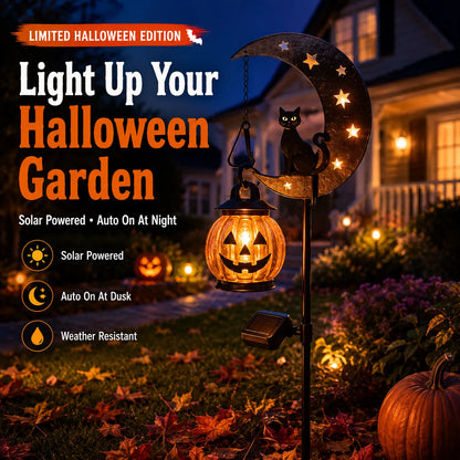🎃 Halloween Early Bird Sale | 49% Off Pumpkin Moon Garden Stake Lights