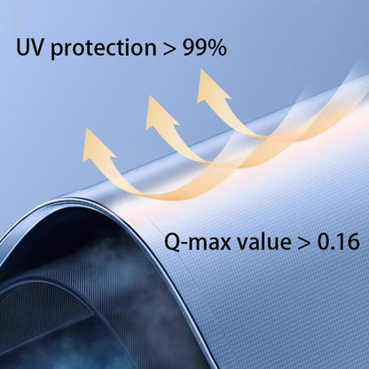 Foldable Windshield Sun Shade Umbrella, UV Block Car Sun Protector with Pull‑Ring