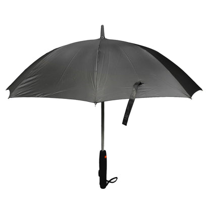 3‑in‑1 Portable Outdoor Umbrella with Fan and Water Sprayer for Summer Travel, Blue