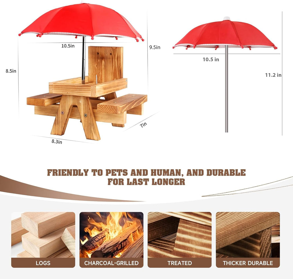 Squirrel Picnic Table